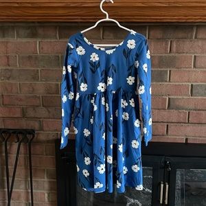 Blue floral Hanna Andersson dress